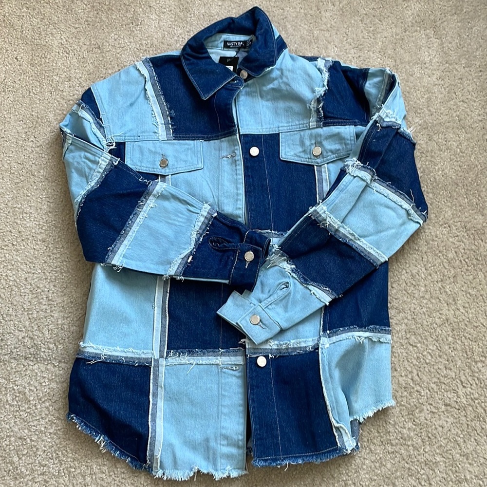 Nasty gal patchwork Jean jacket